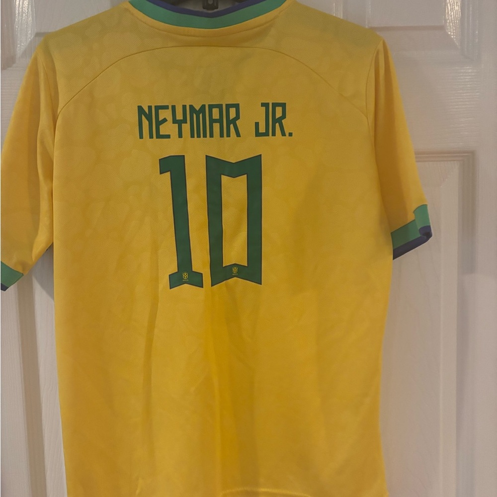 Yellow Neymar Jr. Soccer Jersey